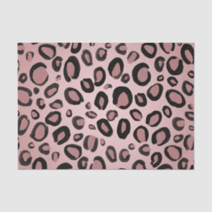 Papel De Seda Manchas Impressas de Guepardo Leopardo Pintadas de