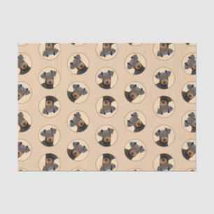 Papel De Seda Manchester Terrier Pintura Original