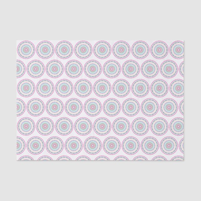 Papel De Seda mandala colorida (Frente )