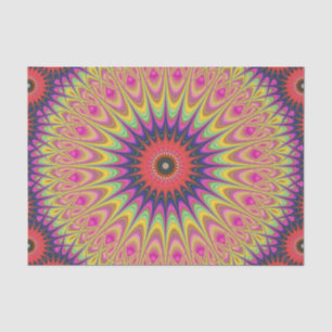Papel De Seda Mandala do espinho