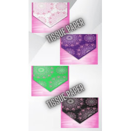 Papel De Seda Mandala rosa bonito em roxo |