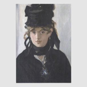 Papel De Seda Manet - Berthe Morisot com um buquê de violetas