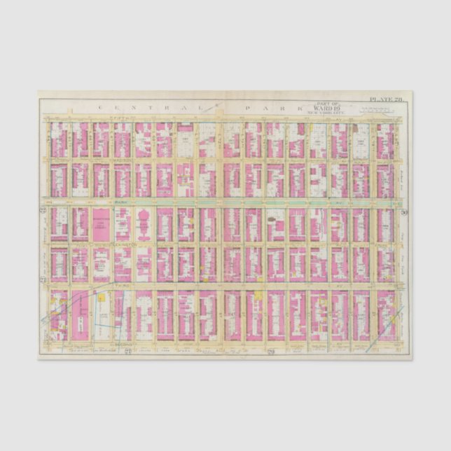 Papel De Seda Manhatten, New York 3 (Frente )