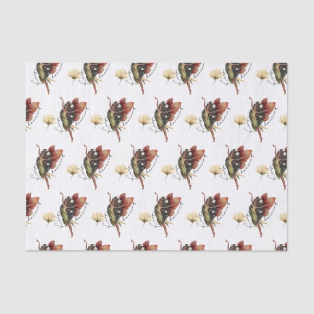 Papel De Seda Mantenha a dança do tecido das fadas (Frente )