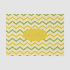 Papel De Seda Mão de Artesanato Verde Amarelo Laranja Feita ou O