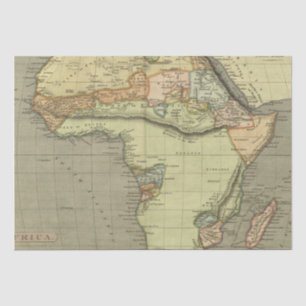 Papel De Seda Mapa antigo antigo inspirado
