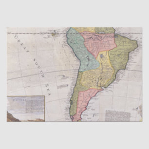 Papel De Seda Mapa antigo antigo inspirado (8)