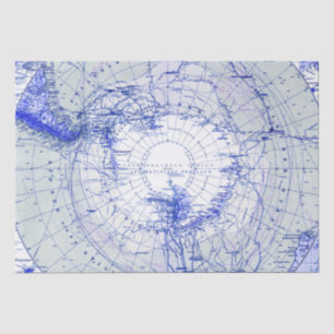 Papel De Seda Mapa Atlas