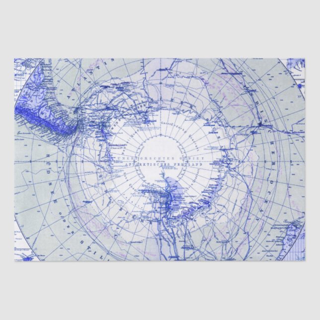 Papel De Seda Mapa Atlas (Frente )