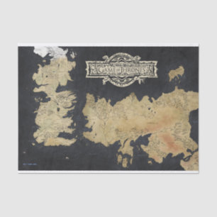 Papel De Seda Mapa de Westeros
