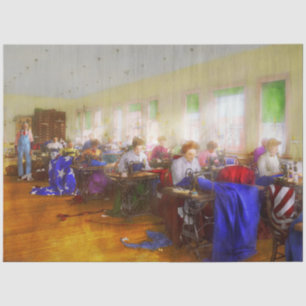 Papel De Seda Máquina de costura - Sinalizador - Tecido da liber