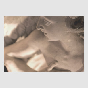 Papel De Seda Marble Angel Sculture Art Impressão