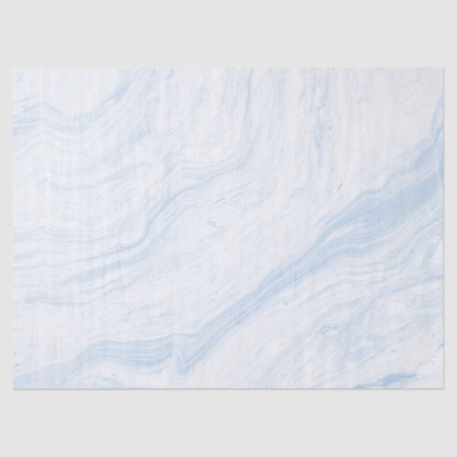 Papel De Seda Marble Azul (Frente )