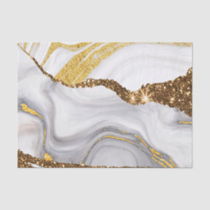 Papel De Seda Marble e Glitter