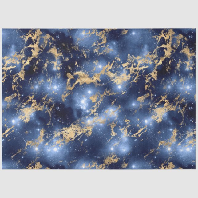 Papel De Seda Marble Galaxy Series Design 10 (Frente )