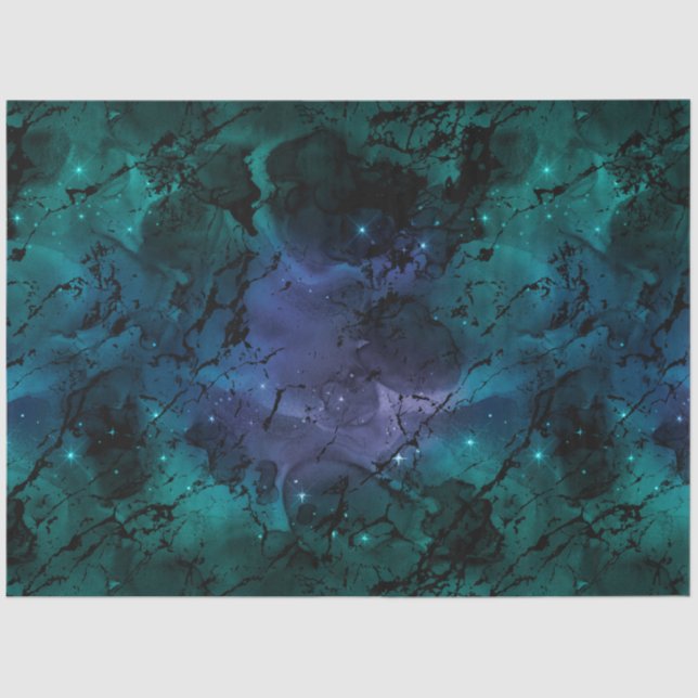 Papel De Seda Marble Galaxy Series Design 16 (Frente )