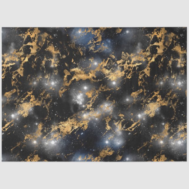 Papel De Seda Marble Galaxy Series Design 4 (Frente )