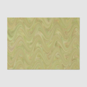 Papel De Seda Marbling Green Brown Pattern