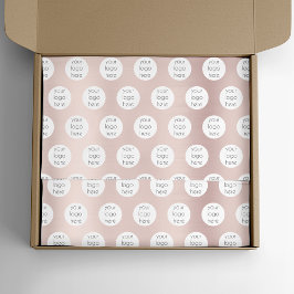Papel De Seda Marca de empacotamento de logotipo para pequenas e