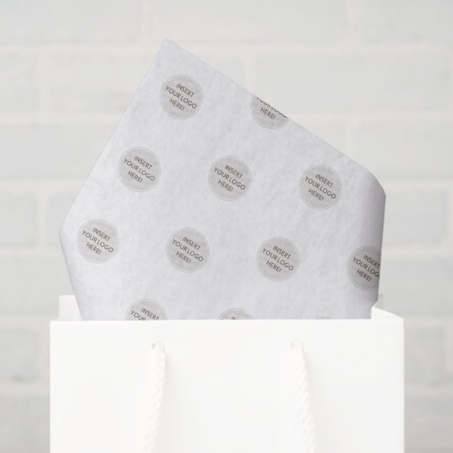 Papel De Seda MARCA DE NEGÓCIOS DE LOGOTIPO, simples profissiona (Sacola de presentes)