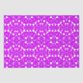 Papel De Seda Marcas Simétricas Cor-de-Rosa e Branco