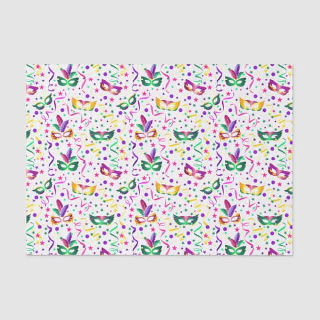 Papel De Seda Mardi Gras (Frente )