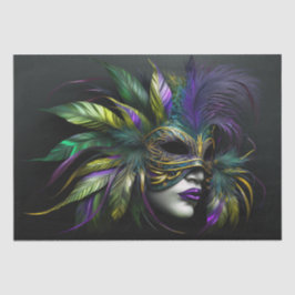 Papel De Seda Mardi Gras Mask