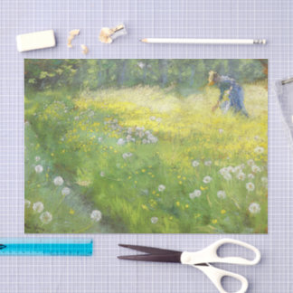 Papel De Seda Marie Krøyer no Jardim em Skagen-PS Kroyer