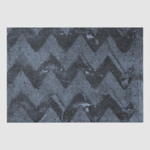 Papel De Seda Marinho Azul Grunge Chevron
