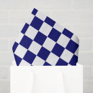 Papel De Seda Marinho branco verificado
