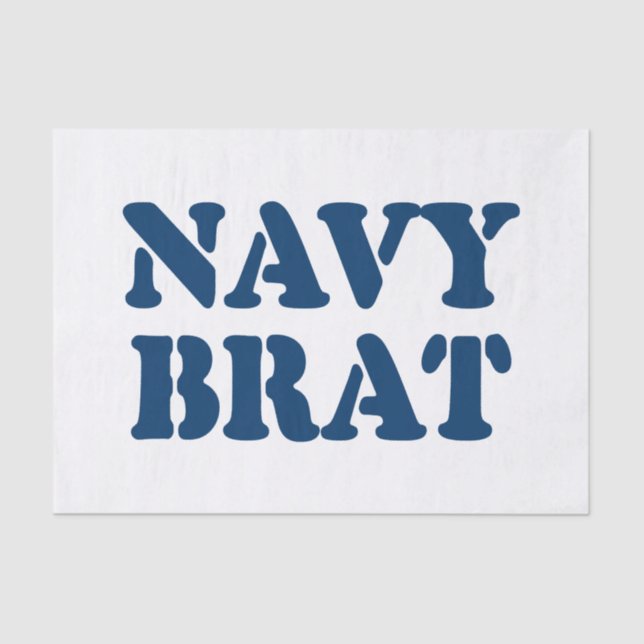 PAPEL DE SEDA MARINHO BRAT (Frente )