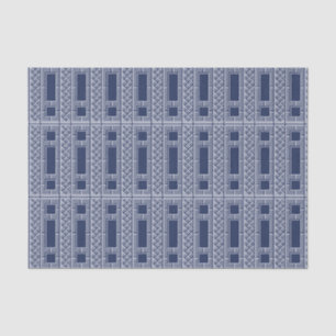 Papel De Seda Marinho Chinoiserie Bamboo Patterno