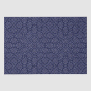 Papel De Seda Marinho Escandinavo Ditsy de inverno e Deco de Art