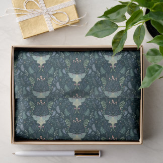 Papel De Seda Mariposa Dark Luna Botânica 