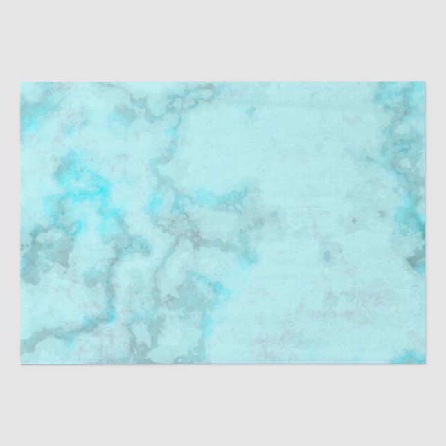 Papel De Seda Mármore turquesa (Frente )