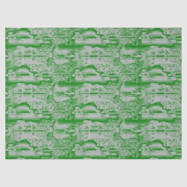 Papel De Seda Mármore verde escuro e cinza (Frente )