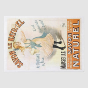Papel De Seda Marseille Soap Vintage e French Girl Decoupage