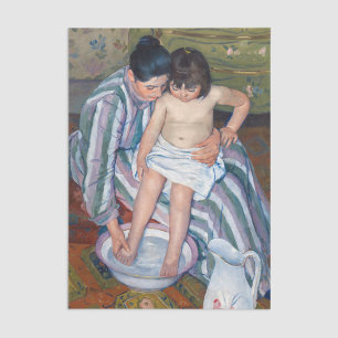 Papel De Seda Mary Cassatt - O Banho da Criança / O Banho