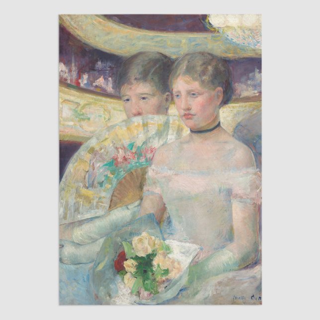 Papel De Seda Mary Cassatt - O Loge (Criador carregado)