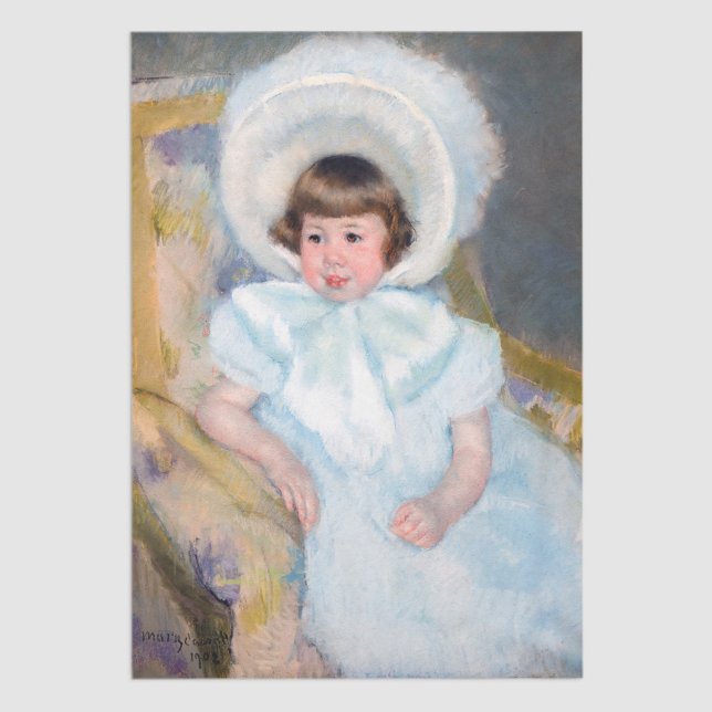 Papel De Seda Mary Cassatt - Retrato Louise-Aurore Villeboeuf (Criador carregado)