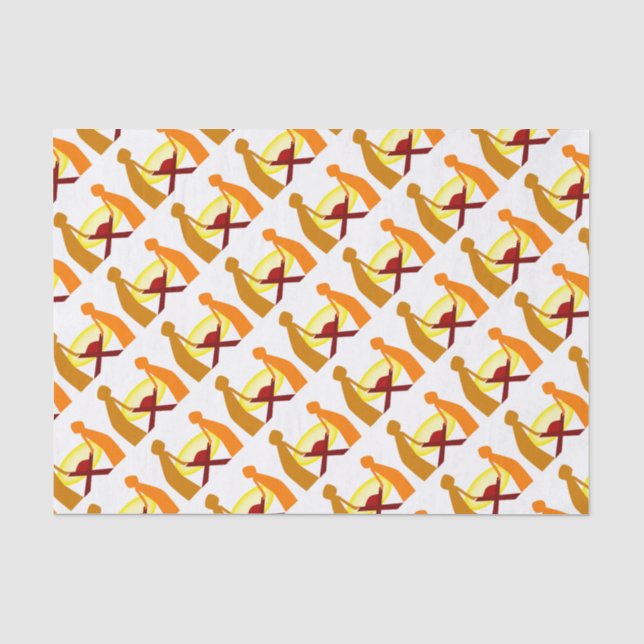 Papel De Seda Mary Joseph E Baby Jesus (Frente )