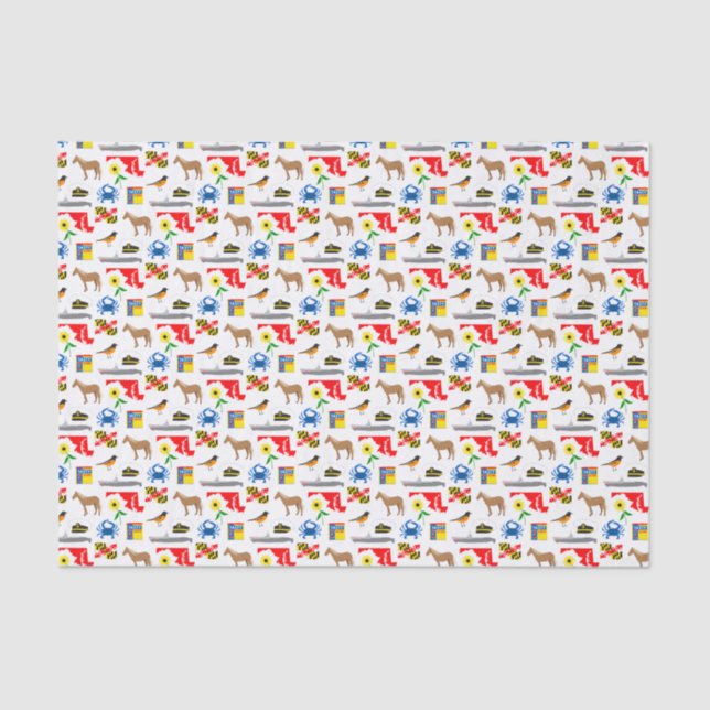 Papel De Seda Maryland (Frente )