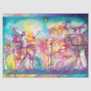 Papel De Seda MASCARADA, Mardi Gras Máscaras, Dança, Música