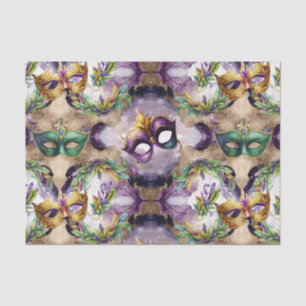 Papel De Seda Máscaras Mardi Gras Elegantes
