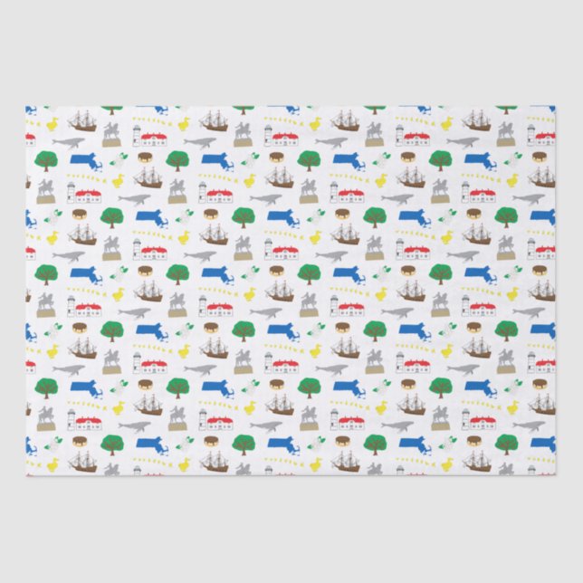 Papel De Seda Massachusetts Tissue Paper (Frente )