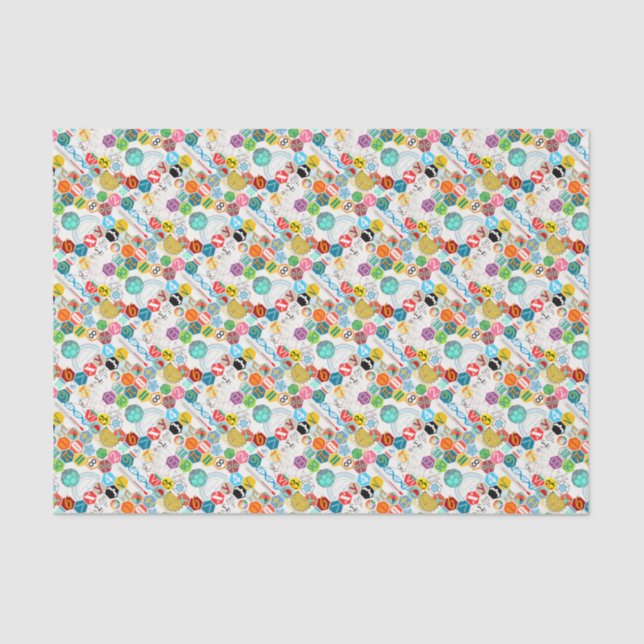 Papel De Seda Matemática (branca) (Frente )