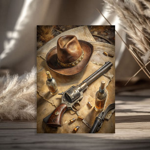 Papel De Seda Material do xerife de chapéu de cowboy ocidental s