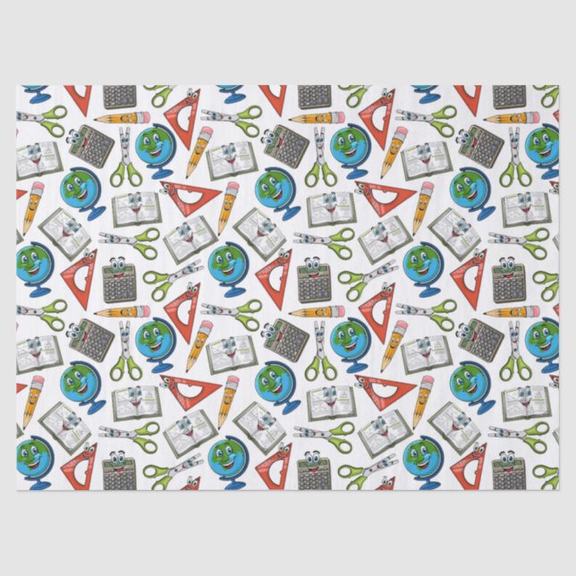 Papel De Seda Material Escolar (Frente )