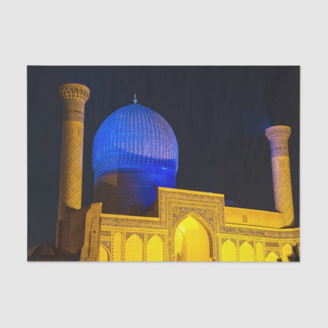 Papel De Seda Mausoleum of Amir Timur - Samarkand, Uzbekistan (Frente )