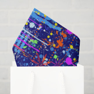 Papel De Seda Maximalismo Abstrato: Roda-gigante à Noite